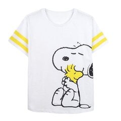 Naisten T-paita Snoopy, valkoinen hinta ja tiedot | Naisten T-paidat | hobbyhall.fi