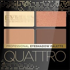 Quattro Professional Eyeshadow Palette luomiväripaletti 01 3.2g hinta ja tiedot | Silmämeikit | hobbyhall.fi