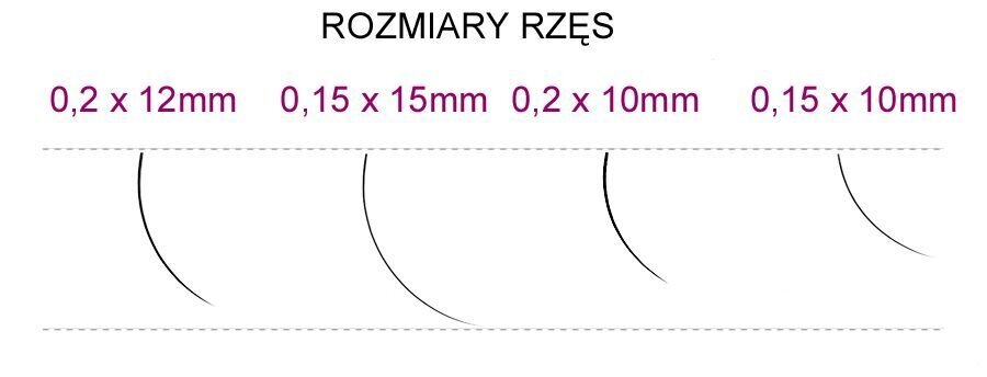 Tekoripset Syis, musta, 0,15 x 10 mm hinta ja tiedot | Irtoripset ja ripsentaivuttimet | hobbyhall.fi