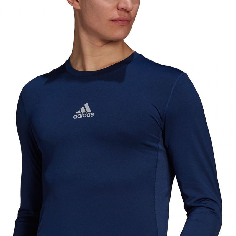 Miesten t-paita Adidas Compression Long Sleeve Tee M GU7338, sininen hinta ja tiedot | Miesten T-paidat | hobbyhall.fi