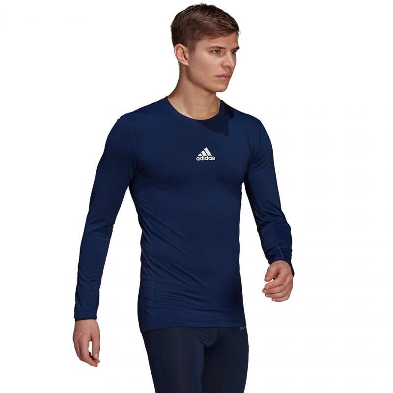 Miesten t-paita Adidas Compression Long Sleeve Tee M GU7338, sininen hinta ja tiedot | Miesten T-paidat | hobbyhall.fi