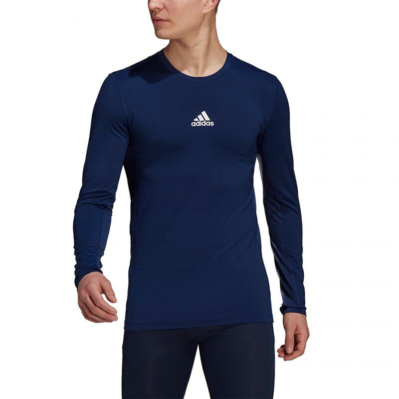 Miesten t-paita Adidas Compression Long Sleeve Tee M GU7338, sininen hinta ja tiedot | Miesten T-paidat | hobbyhall.fi