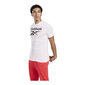 Ri big logo tee reebok miehet white fp9152 hinta ja tiedot | Miesten urheiluvaatteet | hobbyhall.fi