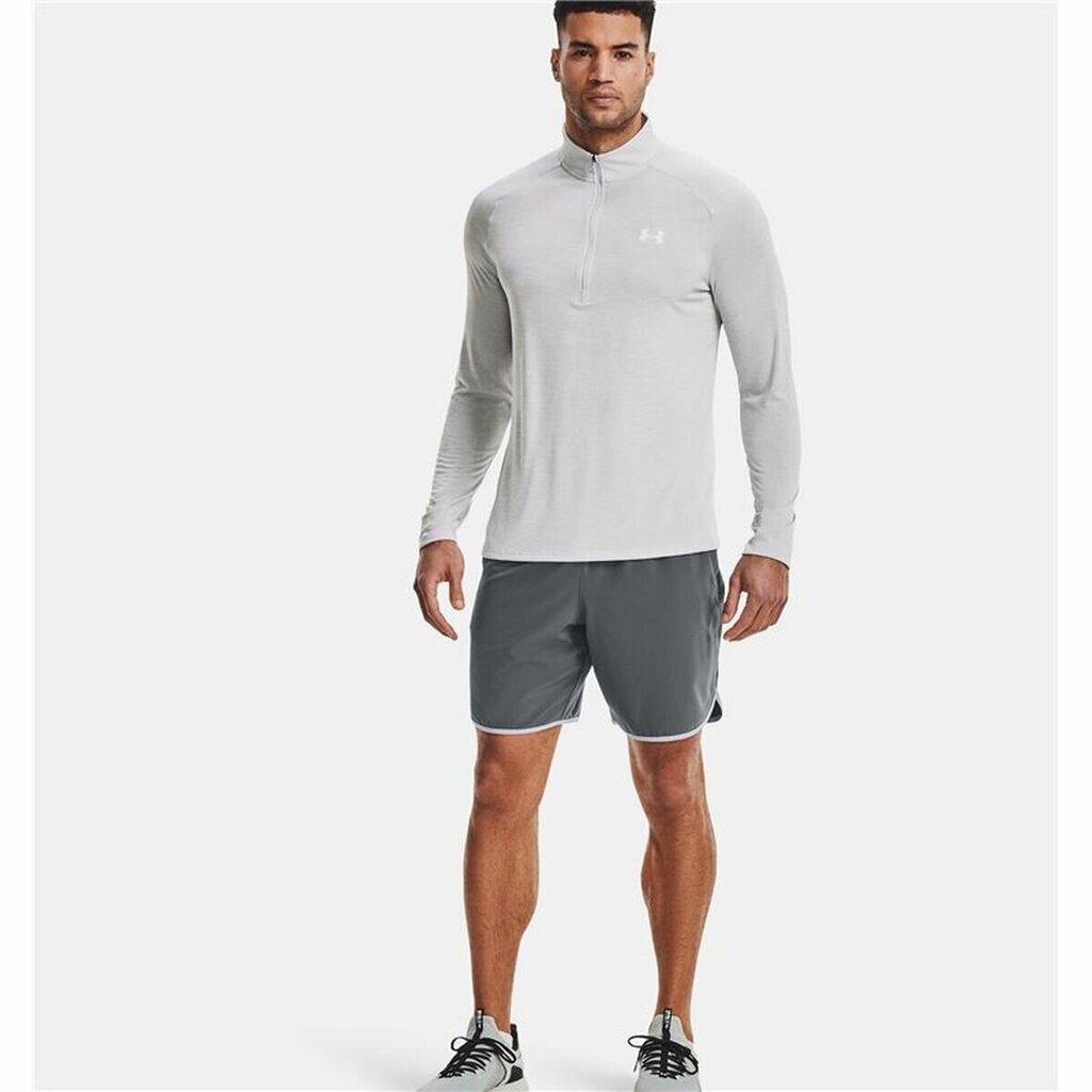 Miesten Under Armour Tech 2.0 1/2 vetoketjullinen pitkähihainen T-paita, valkoinen hinta ja tiedot | Miesten urheiluvaatteet | hobbyhall.fi