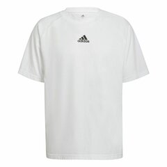 Adidas Essentials Brandlove miesten lyhythihainen T-paita, valkoinen hinta ja tiedot | Miesten urheiluvaatteet | hobbyhall.fi