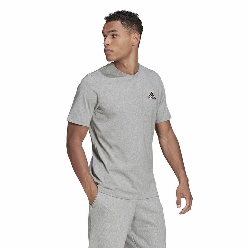 Adidas Essentials Feelcomfy lyhythihainen T-paita miehille, harmaa hinta ja tiedot | Miesten urheiluvaatteet | hobbyhall.fi