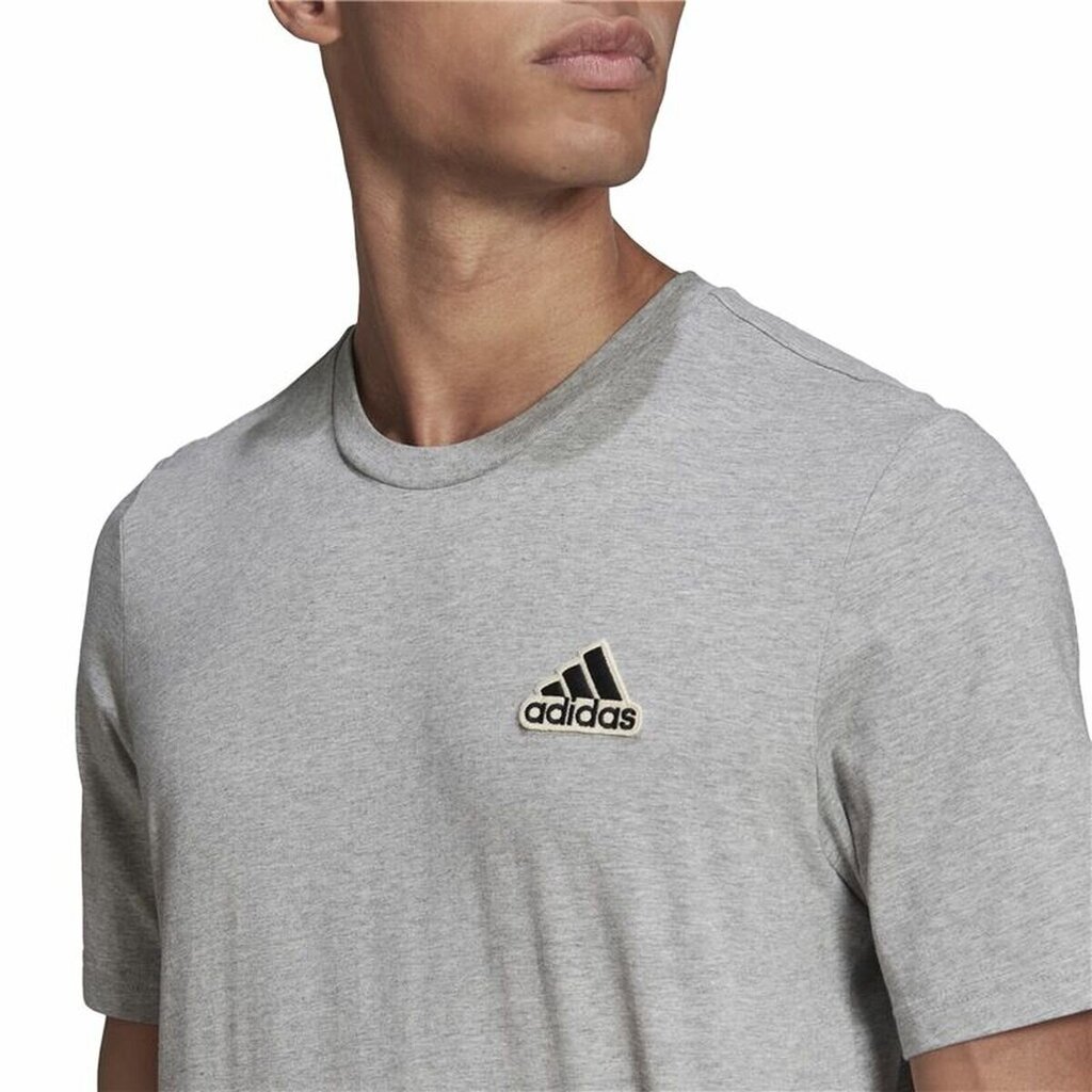 Adidas Essentials Feelcomfy lyhythihainen T-paita miehille, harmaa hinta ja tiedot | Miesten urheiluvaatteet | hobbyhall.fi