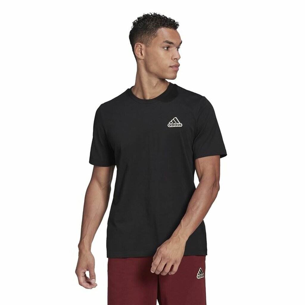 Adidas Essentials Feel Comfy lyhythihainen T-paita miehille, musta hinta ja tiedot | Miesten urheiluvaatteet | hobbyhall.fi