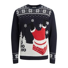 Jack&Jones Santa -joulupaita miehille, sininen hinta ja tiedot | Miesten neuleet ja villapaidat | hobbyhall.fi