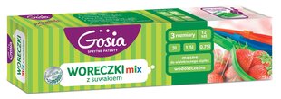 Säilytyspussit Gosia Zipper Mix, 12 kpl hinta ja tiedot | Säilöntä | hobbyhall.fi