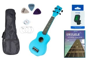 Ukulelesetti Jasmin U3, taivaansininen hinta ja tiedot | Kitarat | hobbyhall.fi