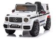 Kaksipaikkainen lasten sähköauto Mercedes G63 AMG, valkoinen hinta ja tiedot | Lasten sähköautot | hobbyhall.fi