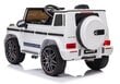 Kaksipaikkainen lasten sähköauto Mercedes G63 AMG, valkoinen hinta ja tiedot | Lasten sähköautot | hobbyhall.fi