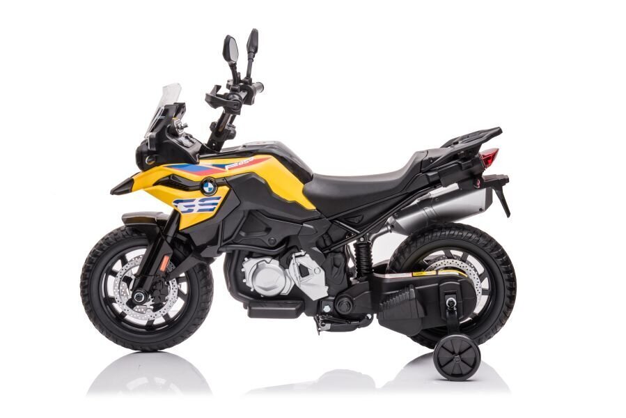 Sähkömoottoripyörä BMW F850 keltainen hinta ja tiedot | Lasten sähköautot | hobbyhall.fi