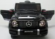 Sähköauto MERCEDES G 63, kaukosäätimellä, musta hinta ja tiedot | Lasten sähköautot | hobbyhall.fi