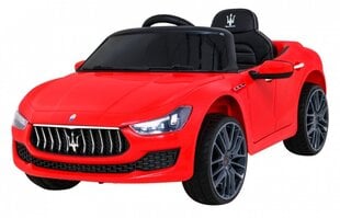 Maserati Ghibli SL631, yksipaikkainen sähköauto lapsille, punainen hinta ja tiedot | Maserati Ulkoilu | hobbyhall.fi