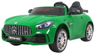 Kaksipaikkainen lasten sähköauto Mercedes-Benz GT R, vihreä hinta ja tiedot | Lasten sähköautot | hobbyhall.fi