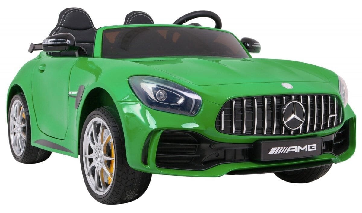 Kaksipaikkainen lasten sähköauto Mercedes-Benz GT R, vihreä hinta ja tiedot | Lasten sähköautot | hobbyhall.fi