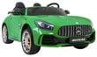 Kaksipaikkainen lasten sähköauto Mercedes-Benz GT R, vihreä hinta ja tiedot | Lasten sähköautot | hobbyhall.fi