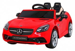 Yksipaikkainen lasten sähköauto Mercedes BENZ SLC300, punainen hinta ja tiedot | Lasten sähköautot | hobbyhall.fi