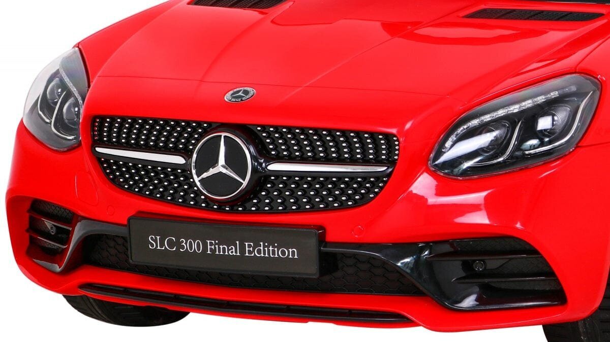 Yksipaikkainen lasten sähköauto Mercedes BENZ SLC300, punainen hinta ja tiedot | Lasten sähköautot | hobbyhall.fi