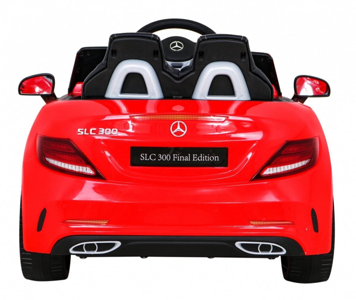 Yksipaikkainen lasten sähköauto Mercedes BENZ SLC300, punainen hinta ja tiedot | Lasten sähköautot | hobbyhall.fi