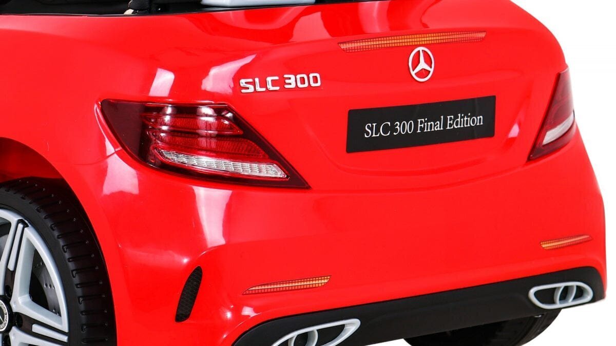 Yksipaikkainen lasten sähköauto Mercedes BENZ SLC300, punainen hinta ja tiedot | Lasten sähköautot | hobbyhall.fi