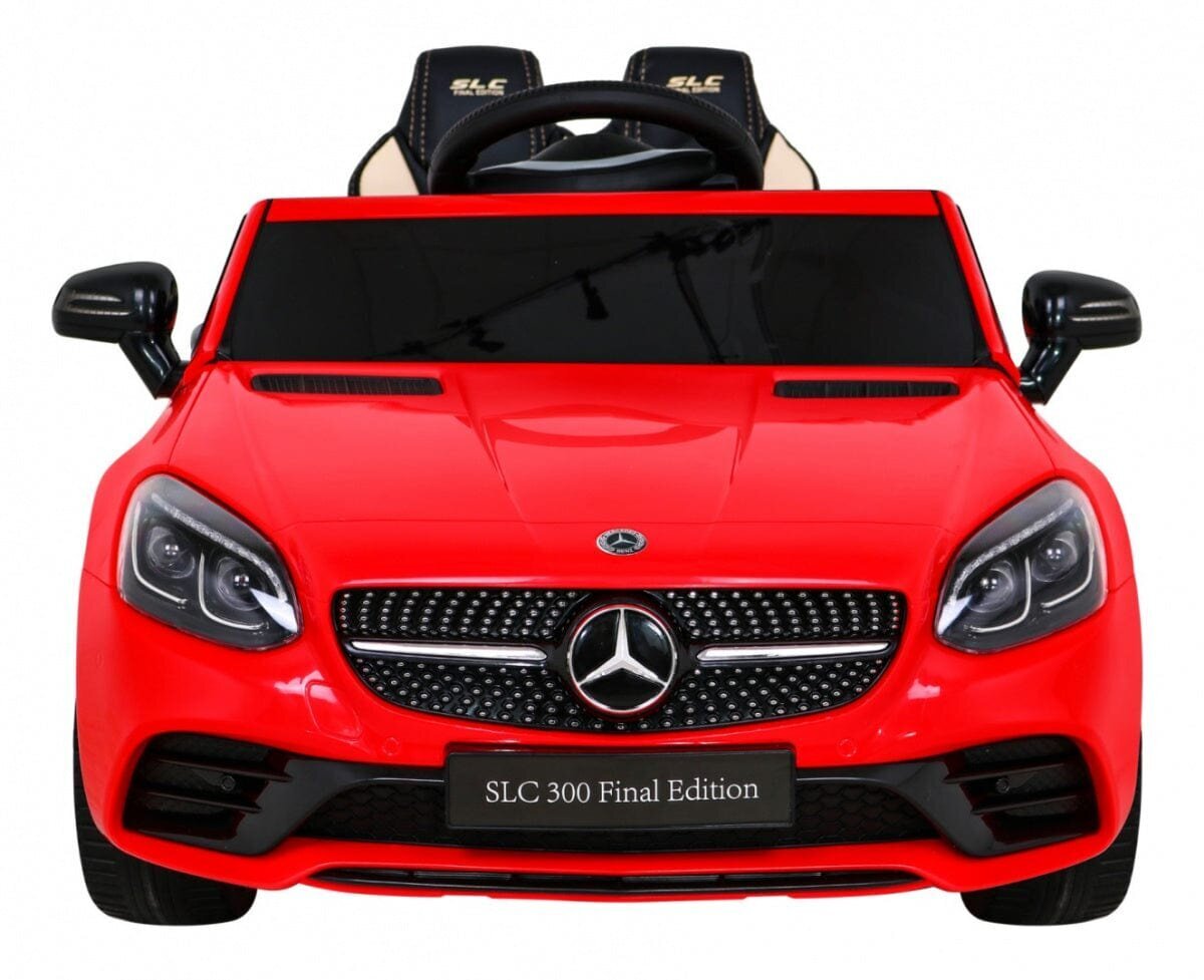 Yksipaikkainen lasten sähköauto Mercedes BENZ SLC300, punainen hinta ja tiedot | Lasten sähköautot | hobbyhall.fi