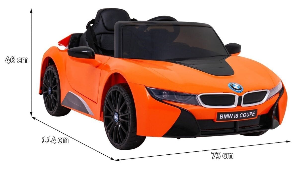 Yksipaikkainen sähköauto lapsille BMW I8 Lift, punainen hinta ja tiedot | Lasten sähköautot | hobbyhall.fi