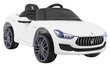 Lasten yksipaikkainen sähköauto Maserati Ghibli SL631, valkoinen hinta ja tiedot | Lasten sähköautot | hobbyhall.fi