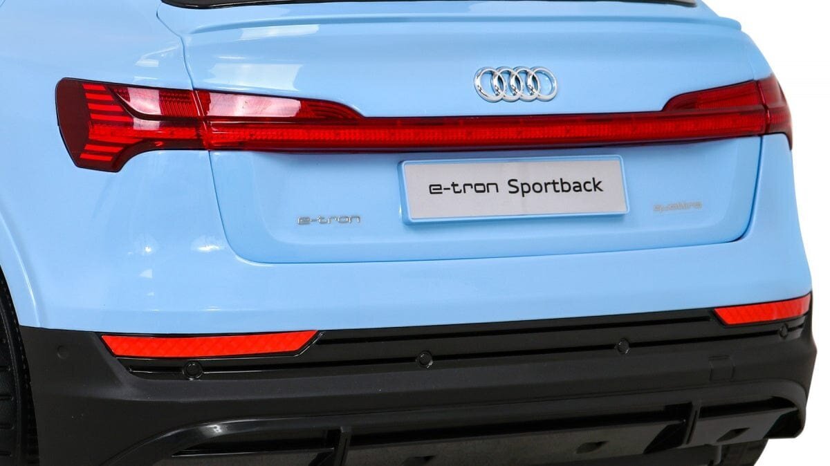 Lasten sähköauto Audi E-Tron Sportback, sininen hinta ja tiedot | Lasten sähköautot | hobbyhall.fi