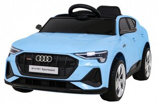 Lasten sähköauto Audi E-Tron Sportback, sininen hinta ja tiedot | Lasten sähköautot | hobbyhall.fi