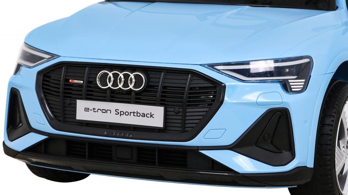 Lasten sähköauto Audi E-Tron Sportback, sininen hinta ja tiedot | Lasten sähköautot | hobbyhall.fi