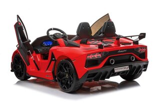 Lamborghini Aventador SX2028 sähköauto, punainen hinta ja tiedot | Lasten sähköautot | hobbyhall.fi