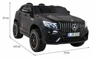 Sähköauto Mercedes Benz GLC 63S, musta hinta ja tiedot | Lasten sähköautot | hobbyhall.fi