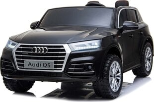 Kaksipaikkainen sähköauto lapsille Audi Q5, musta hinta ja tiedot | Lasten sähköautot | hobbyhall.fi