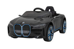 Yksipaikkainen lasten sähköauto BMW i4, musta hinta ja tiedot | Lasten sähköautot | hobbyhall.fi