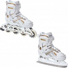 Raven Pulse Roller Skate Blades valkoinen hinta ja tiedot | Luistimet | hobbyhall.fi