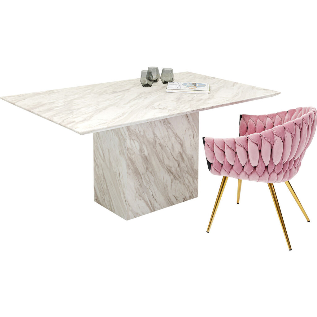 Pöytä, Marble, 160x90 hinta ja tiedot | Ruokapöydät | hobbyhall.fi