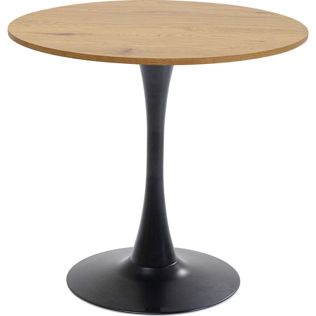 Pöytä, Schickeria, Oak Musta Ø80cm hinta ja tiedot | Ruokapöydät | hobbyhall.fi