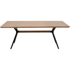 Pöytä, Georgetown, Walnut 200x90cm hinta ja tiedot | Ruokapöydät | hobbyhall.fi