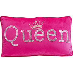 Tyyny, Queen, Pink 35x60cm hinta ja tiedot | Koristetyynyt ja tyynynpäälliset | hobbyhall.fi