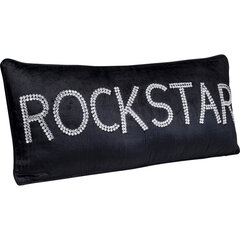 Tyyny, Rockstar, Musta 35x80cm hinta ja tiedot | Koristetyynyt ja tyynynpäälliset | hobbyhall.fi