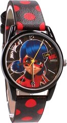 Lasten rannekello Miraculous Ladybug, punainen hinta ja tiedot | Lasten asusteet | hobbyhall.fi