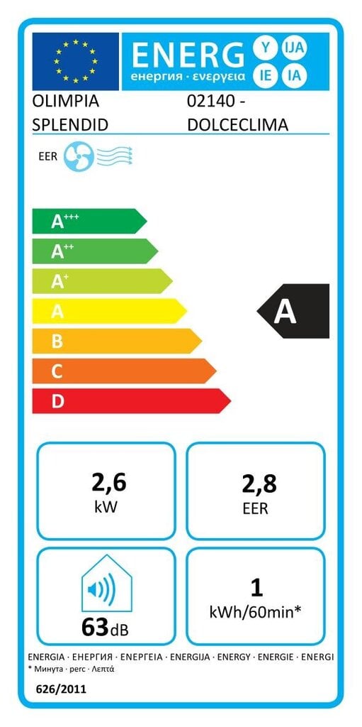 Mobiili ilmastointilaite Olimpia Splendid Dolceclima Silent 10 Wifi hinta ja tiedot | Ilmastointilaitteet | hobbyhall.fi