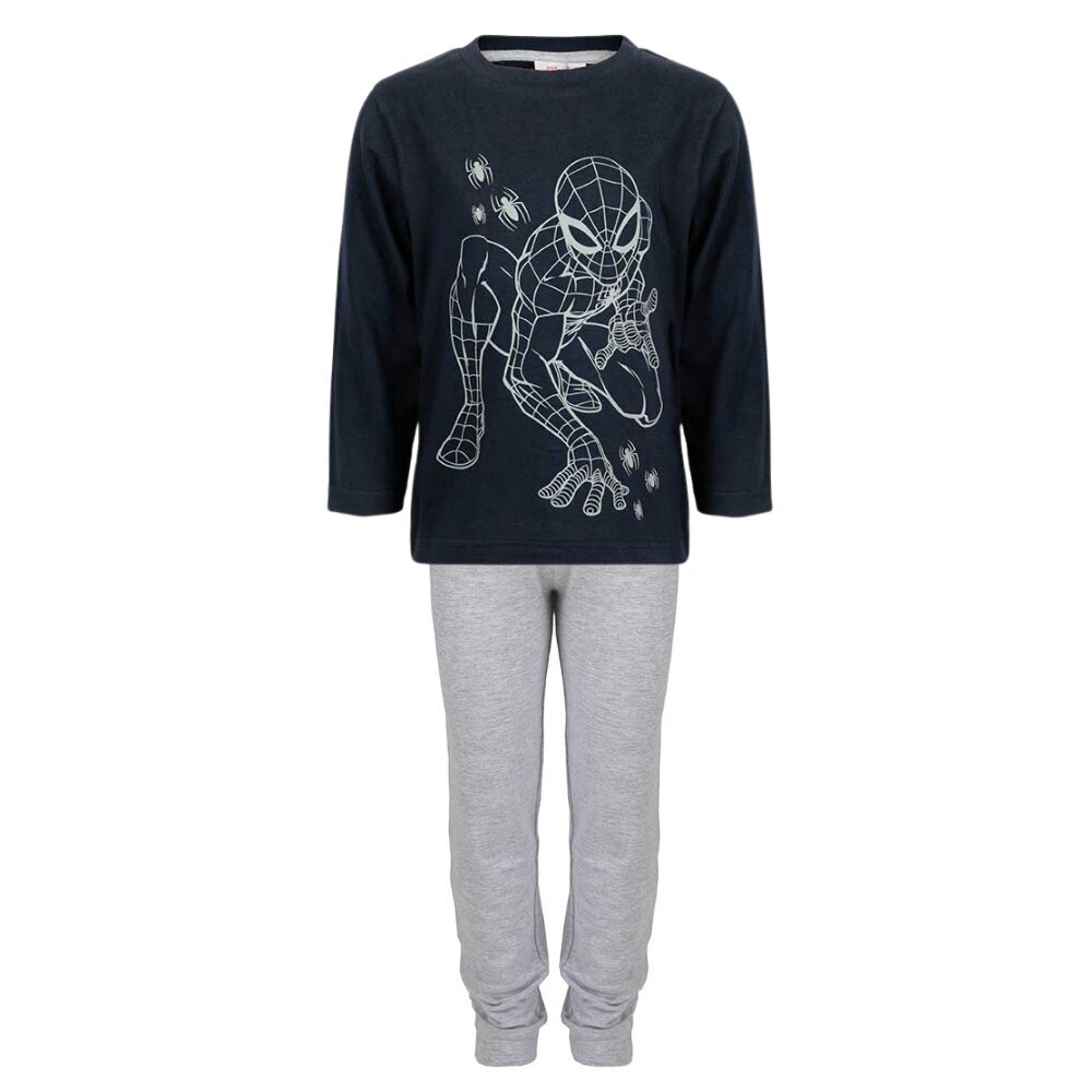 Marvel Spiderman pitkähihainen pyjama hinta ja tiedot | Poikien kylpytakit ja pyjamat | hobbyhall.fi