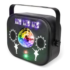 LIGHT4ME MULTIBOX multiefekt LED kula disco laser UV stroboskop hinta ja tiedot | Juhlakoristeet | hobbyhall.fi