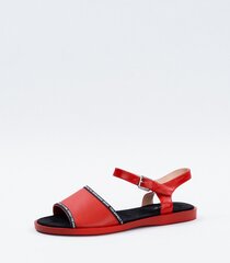 Naisten sandaalit 442083 01, punainen/musta 442083*01-041 hinta ja tiedot | Naisten avokkaat ja sandaalit | hobbyhall.fi