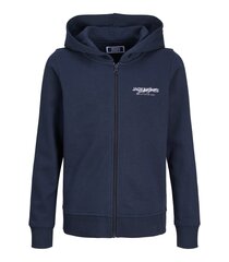 Jack & Jones lasten collegepaita 12259856*02, laivastonsininen 5715606045106 hinta ja tiedot | Poikien puserot, liivit ja jakut | hobbyhall.fi