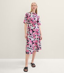 Tom Tailor naisten mekko 1041508*35290, pinkki/vaalean harmaa 4067672651226 hinta ja tiedot | Mekot | hobbyhall.fi